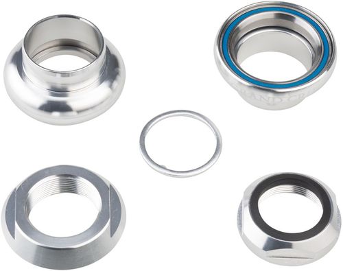 Velo Orange Threaded Headset - Sealed Bearing, Grand Cru EC30 /25.-24tpi Upper | EC30/26 Lower, Silver