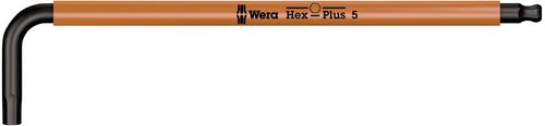 Wera 950 SPKL L-Key Hex Wrench - 5mm, Bright Orange