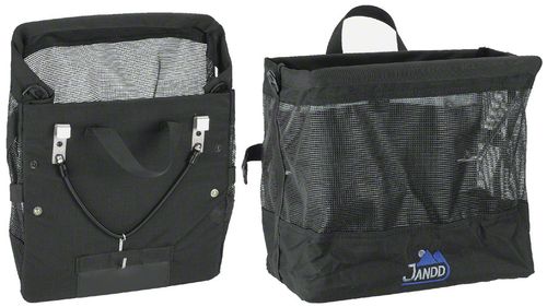 Jandd Grocery Bag Pannier: Single Black