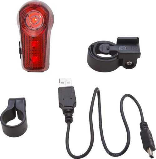 Planet Bike Superflash USB-Rechargeable Tail Light: Red/Black