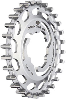 Gates Carbon Drive CDX Rear Sprocket for Shimano Di2 Offset - 28t, Silver