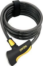 OnGuard-Doberman-Cable-Lock-with-Key--6--x-10mm-Gray-Black-Yellow-LK8029