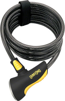 OnGuard-Doberman-Cable-Lock-with-Key--6--x-10mm-Gray-Black-Yellow-LK8029