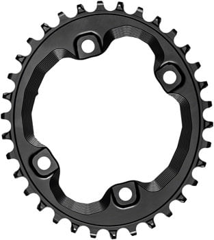 absoluteBLACK-Oval-96-BCD-Chainring-for-Shimano-XT-M8000---34t-96-Shimano-Asymmetric-BCD-4-Bolt-Narrow-Wide-Black-CR0228