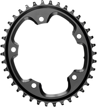 absoluteBLACK-Oval-110-BCD-CX-Chainring---40t-110-BCD-5-Bolt-Narrow-Wide-Black-CR1796