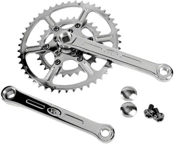 Velo-Orange-New-Rando-Crankset---175mm-8-9-10-Speed-46-30t-50-4-BCD-Square-Taper-JIS-Spindle-Interface-Polished-Stainless-CK1712