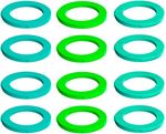 Magura-4-Piston-Caliper-Colored-Cover-Kit-for-one-Caliper-Neon-Green-Cyan-Mint-BR6479