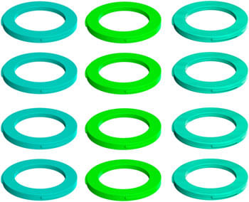 Magura-4-Piston-Caliper-Colored-Cover-Kit-for-one-Caliper-Neon-Green-Cyan-Mint-BR6479