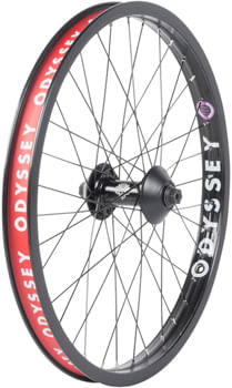 Black Odyssey Quadrant Front Wheel 3/8" x 100mm 20" Clincher Rim Brake 