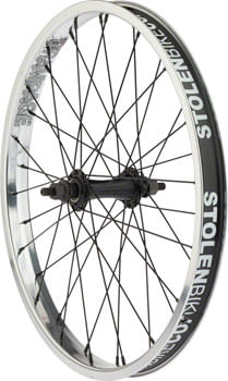 Stolen Rampage Front Wheel - 20", 3/8" x 100mm, Rim Brake, Polished, Clincher