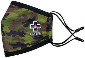 Muc-Off Reusable Face Mask - Woodland Camo, Large