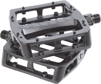 Odyssey-Grandstand-Pedals---Platform-Aluminum-9-16--Black-PD9145