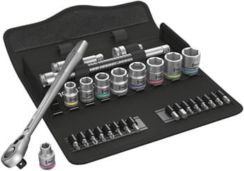 Wera-8100-SB-8-Zyklop-Metal-Ratchet-Set---3-8--Drive-Metric-Switch-Lever-TL0356