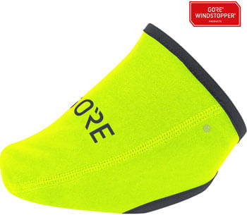 GORE C3 WINDSTOPPER® Toe Cover - Neon Yellow, Fits Shoe Sizes 4.5-8