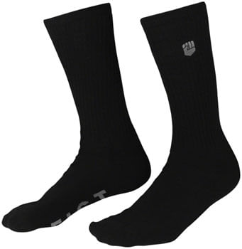 Fist Handwear Black Crew Sock - Black, Large