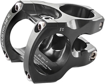 Industry-Nine-A35-Stem---32mm-35-Clamp----9-1-1-8--Aluminum-Black-SM6029
