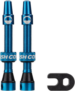 CushCore Tubeless Presta Valve Set - 55mm, Blue