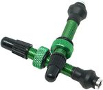 Industry-Nine-No-Clog-Aluminum-Tubeless-Valve-Stems-39mm-Green-Pair-TU0603