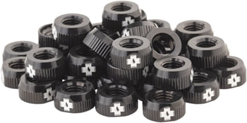 Muc-Off-Tubeless-Valve-Box-Refill----Black-Lock-Nut-Pack-of-40-TU0949