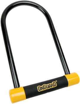 OnGuard-BullDog-Series-U-Lock---5-x-9--Keyed-Black-Yellow-Includes-bracket-LK8011