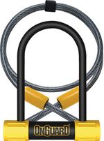 OnGuard-BullDog-Series-U-Lock---3-5-x-5-5--Keyed-Black-Yellow-Includes-4--cable-and-bracket-LK8015