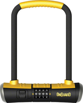OnGuard-BullDog-Series-U-Lock---4-5-x-9--Combination-Black-Yellow-Includes-bracket-LK8110