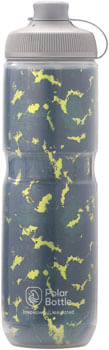 Polar Bottles Breakaway Muck Insulated Shatter Water Bottle - 24oz, Forest/Lightning