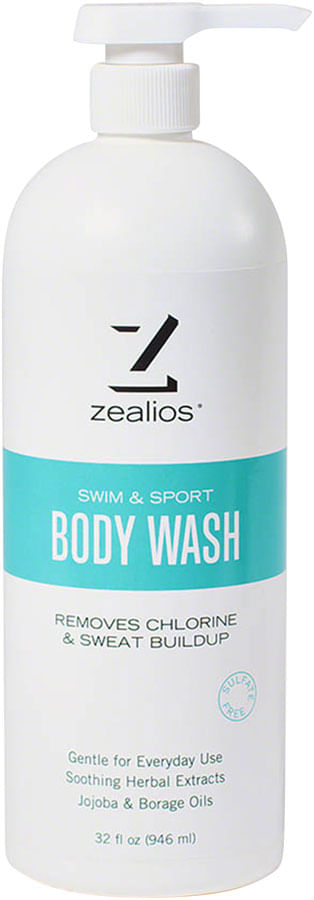 Zealios Swim and Sport Body Wash: 32oz with pump