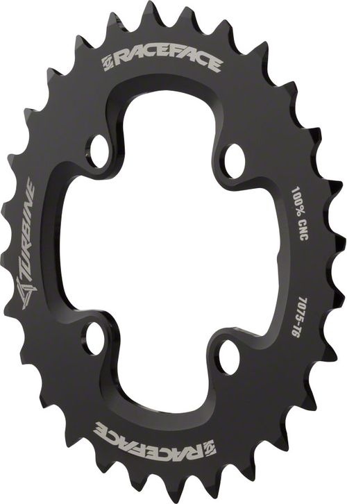 RaceFace Turbine 11-Speed Chainring: 64mm BCD, 26t, Black