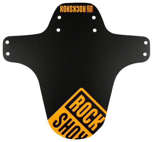 RockShox MTB Fork Fender Black with Neon Orange Print