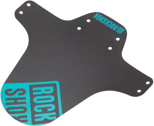 RockShox MTB Fender Black with Teal Print