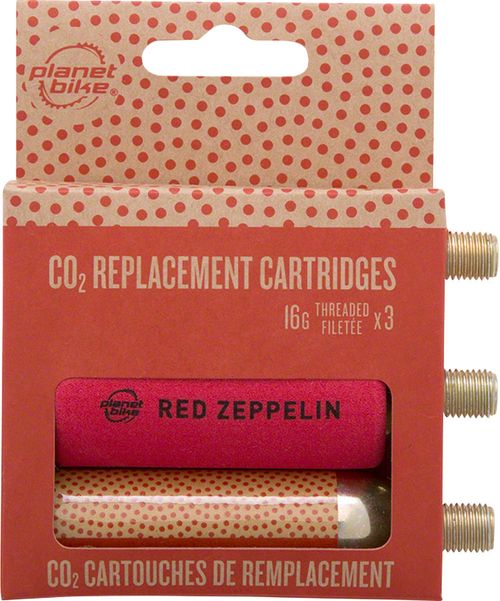 Planet Bike 16g Threaded CO2 Cartridges: 3-Pack