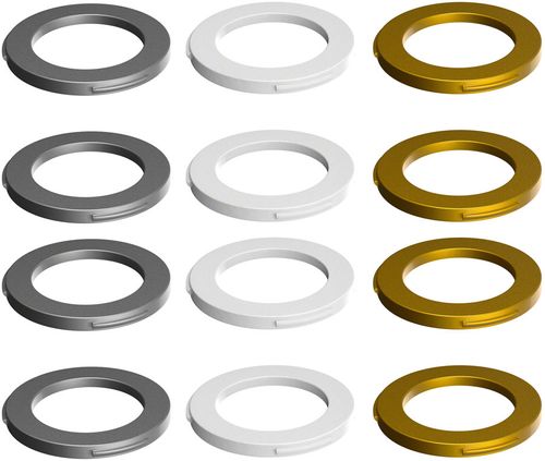 Magura 4-Piston Caliper Colored Cover Kit for one Caliper, White, Gold, Silver