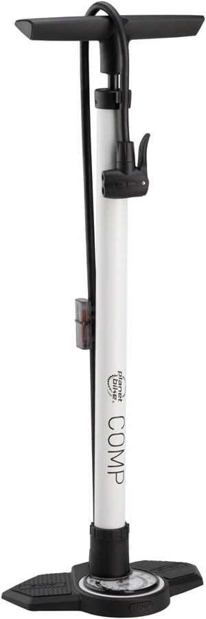 Planet Bike Comp 2.0 Floor Pump: White