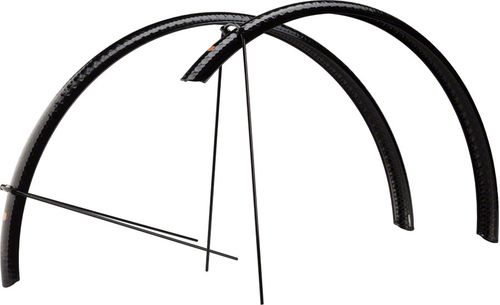 Velo Orange Hammered 700c x 45 Fender Set: Black (700c x 25-35)