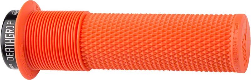 DMR-Deathgrip-Grips---Orange-Lock-On-Flange-HT1804-5