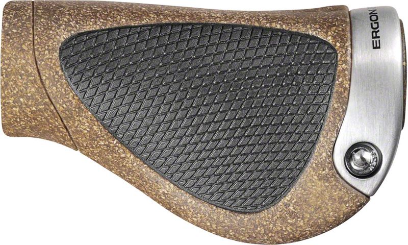Ergon-GP1-BioKork-Grips---Black-Tan-Lock-On-Gripshift-Large-HT3121-5
