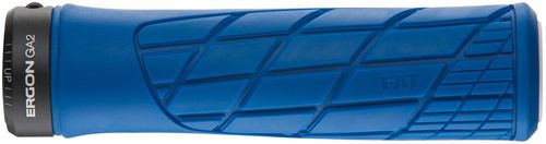 Ergon GA2 Fat Grips - Midsummer Blue, Lock-On