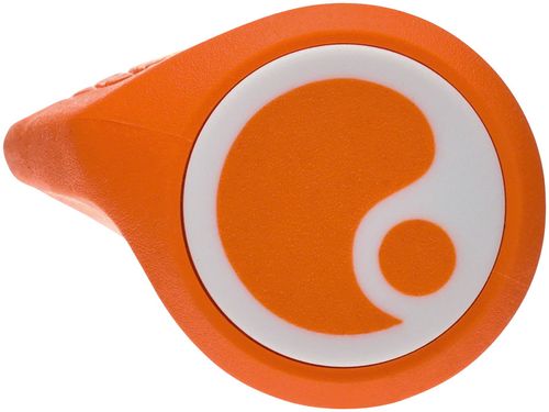 Ergon GA3 Grips - Juicy Orange, Lock-On Small