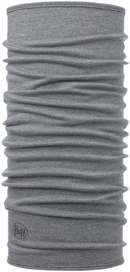 Buff Midweight Merino Wool Multifunctional Headwear - Light Gray Melange, One Size