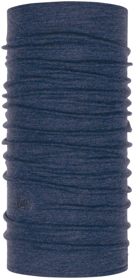 Buff Midweight Merino Wool Multifunctional Headwear - Night Blue Melange, One Size