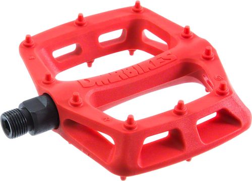 DMR V6 Pedals - Platform, Plastic, 9/16", Red