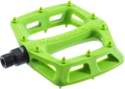 DMR V6 Pedals - Platform, Plastic, 9/16", Green