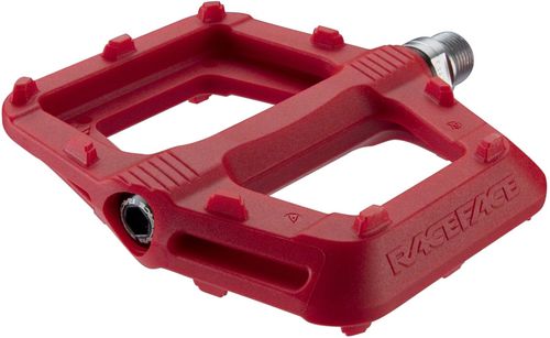 RaceFace Ride Pedals - Platform, Composite, 9/16", Red