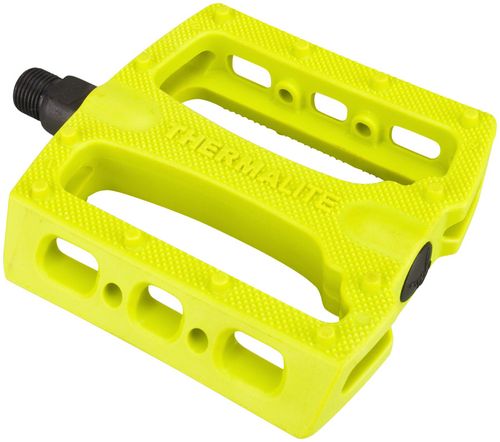 Stolen Thermalite Pedals - Platform, Composite/Plastic, 9/16", Neon Yellow