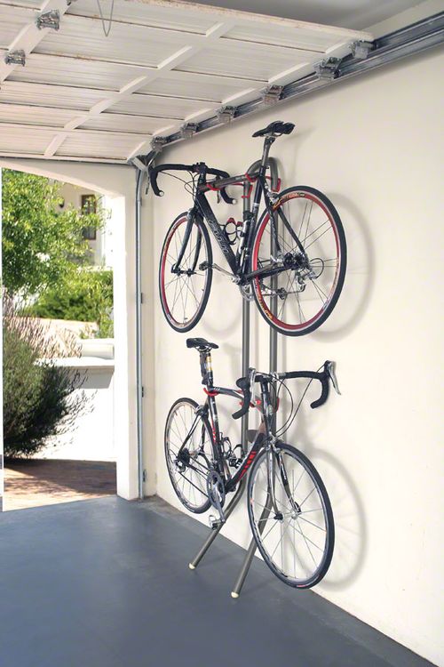 Delta Two Bike Gravity Stand: Holds Two Bikes