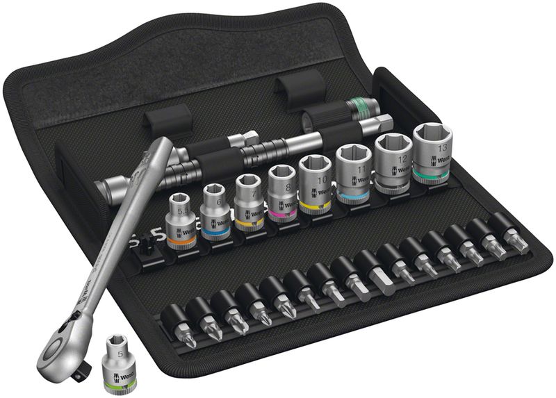 Wera-8100-SA-8-Zyklop-Metal-Ratchet-Set---1-4--Drive-Metric-Switch-Lever-TL0354-5