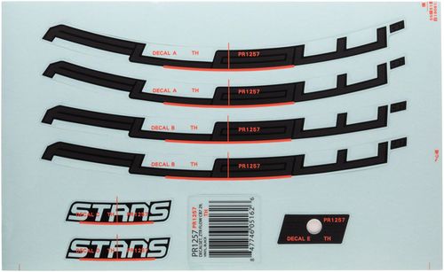 Stan's Flow CB7 Rim Decal - 29", Black, Set