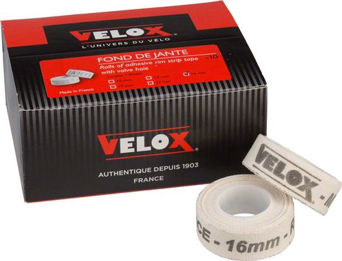 Velox 16mm Cloth Rim Tape, Box of 10