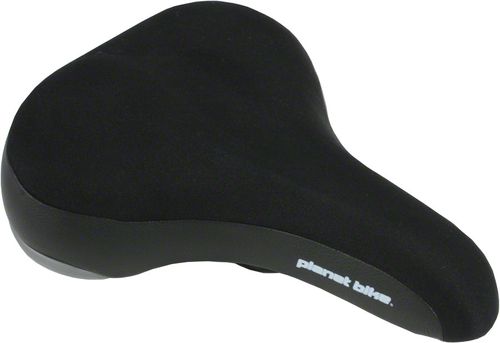 Planet Bike Comfort Gel Saddle - Steel, Black, Women's